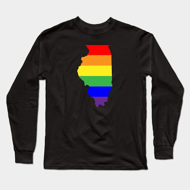 Illinois Long Sleeve T-Shirt by Nuft